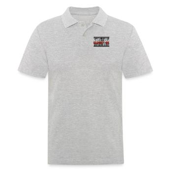 I Fix Elevators And I Know Things Repair Elevator - Men's Polo Shirt - heather grey - Front - Kai (181cm)