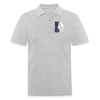 Falten Eule Papierkranich Meister Origami - Männer Poloshirt - Grau meliert - Vorne - Kai (181cm)