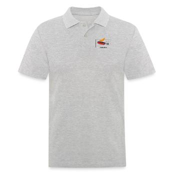 Michel-Ange Création de recettes de crêpes Adam - Polo Homme - gris chiné - Devant - Kai (181cm)