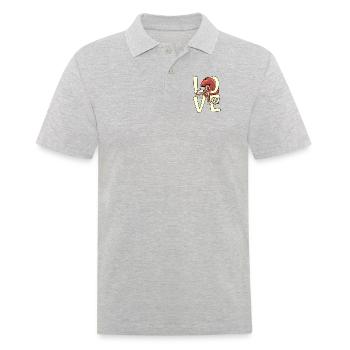 Love Octopodes Octopoda Cephalopoda Lover Octopus - Men's Polo Shirt - heather grey - Front - Kai (181cm)