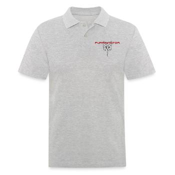 Ronronnement - Polo Homme - gris chiné - Devant - Kai (181cm)
