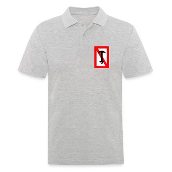 Anchor ban - anchor ship captain sailing boat - Men's Polo Shirt - heather grey - Front - Kai (181cm)