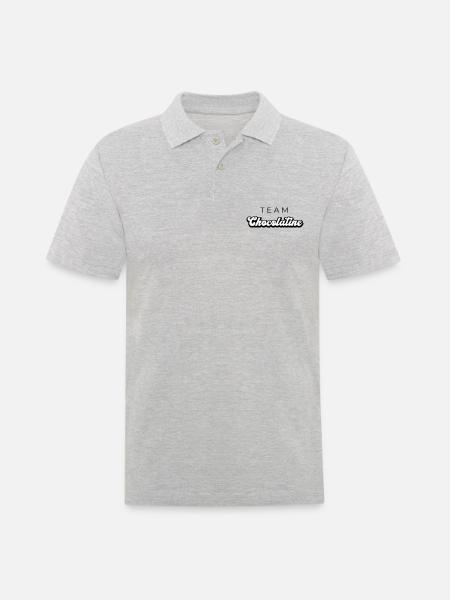 TEAM CHOCOLATINE v2 - Polo Homme - gris chiné