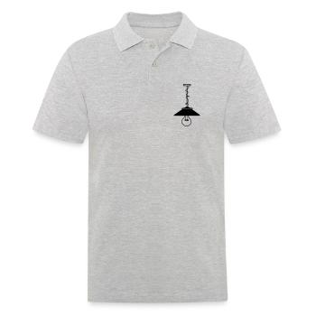Pendant lamp - Men's Polo Shirt - heather grey - Front - Kai (181cm)