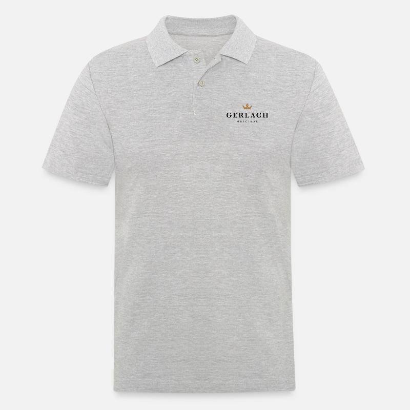 Gerlach - Männer Poloshirt - Grau meliert