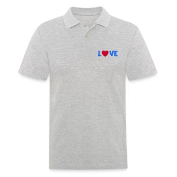 Amour - Polo Homme - gris chiné - Devant - Kai (181cm)