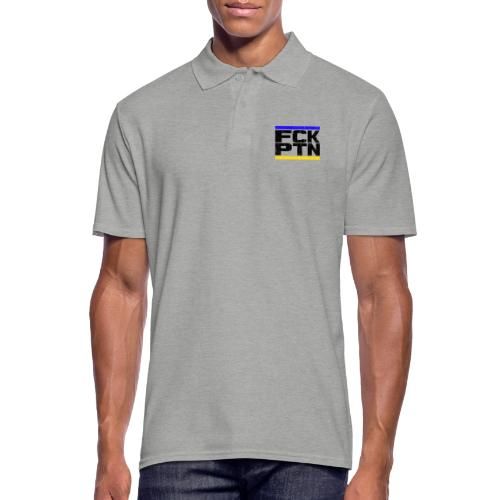 fck ptn scratched blk txt - Men's Polo Shirt