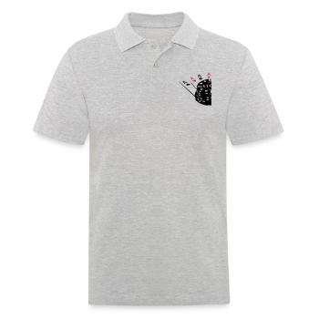 aces_2clr - Polo Homme - gris chiné - Devant - Kai (181cm)