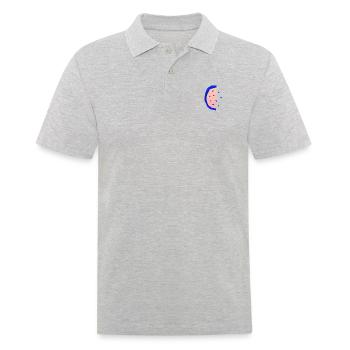 Abstract melon - Men's Polo Shirt - heather grey - Front - Kai (181cm)