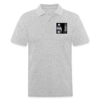 Spooky Alien - Men's Polo Shirt - heather grey - Front - Kai (181cm)