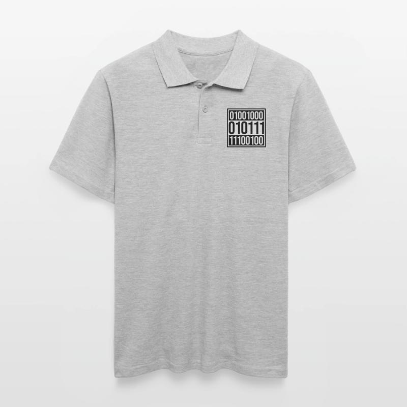 Langage de programme de code binaire Polo Homme