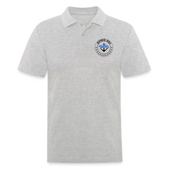 apres ski team anker - Männer Poloshirt - Grau meliert - Vorne - Kai (181cm)