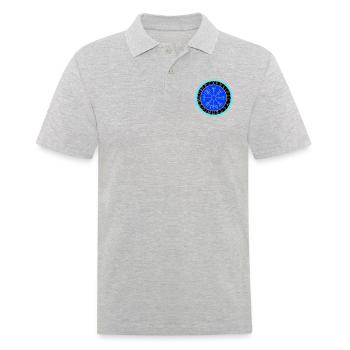 Viking Compass - Men's Polo Shirt - heather grey - Front - Kai (181cm)