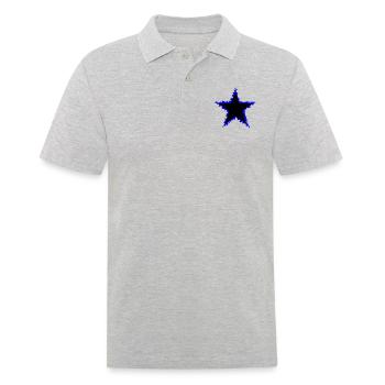 STAR 2 - Männer Poloshirt - Grau meliert - Vorne - Kai (181cm)