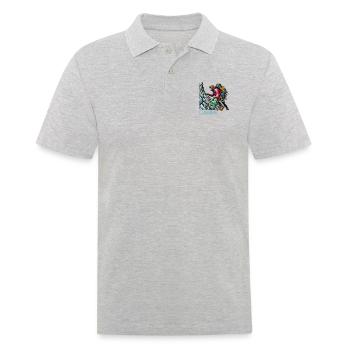 Alpinisme Escalade - Polo Homme - gris chiné - Devant - Kai (181cm)