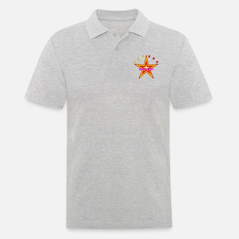 spms - Männer Poloshirt - Grau meliert