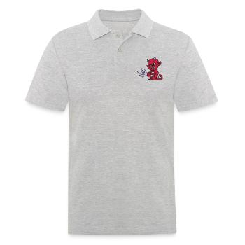 diable bebe - Polo Homme - gris chiné - Devant - Kai (181cm)
