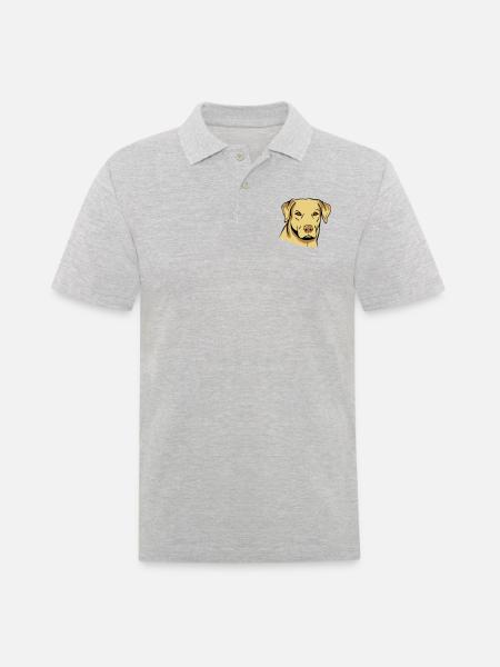 Dog mops - Men's Polo Shirt - heather grey