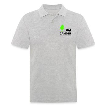 campeur - Polo Homme - gris chiné - Devant - Kai (181cm)