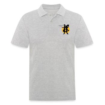 sheriff - Polo Homme - gris chiné - Devant - Kai (181cm)