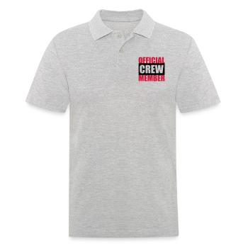 Official Crew Member - Polo Homme - gris chiné - Devant - Kai (181cm)