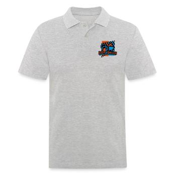 Bier & Grillen 02 - Männer Poloshirt - Grau meliert - Vorne - Kai (181cm)