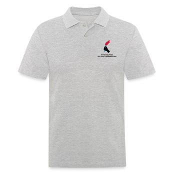 Pyrotechnik - Männer Poloshirt - Grau meliert - Vorne - Kai (181cm)