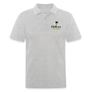 mallorca team member - Männer Poloshirt - Grau meliert - Vorne - Kai (181cm)