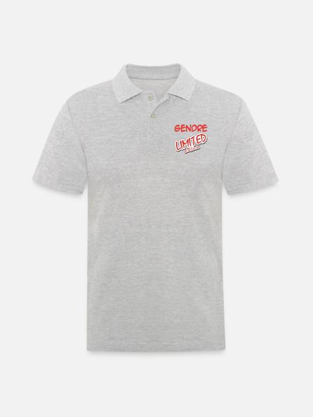 GENDRE LIMITED EDITION - Men's Polo Shirt - heather grey