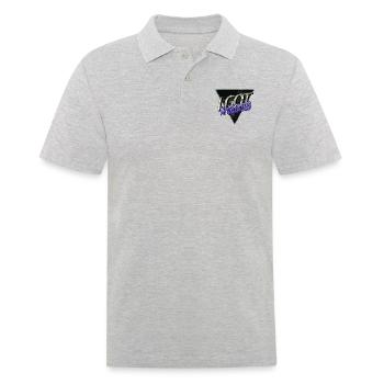 alien puns alien loving kid aliens funny gift - Männer Poloshirt - Grau meliert - Vorne - Kai (181cm)