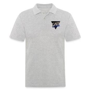 lover fun cool nature beagle daddy animal rescue - Men's Polo Shirt - heather grey - Front - Kai (181cm)