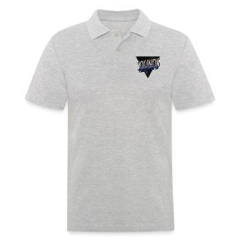 present idea cat butt tshirts - Men's Polo Shirt - heather grey - Front - Kai (181cm)