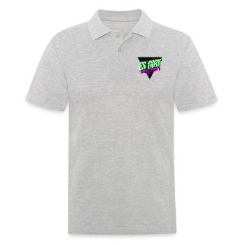 veganismus statement gesundes essen witzig - Männer Poloshirt - Grau meliert - Vorne - Kai (181cm)