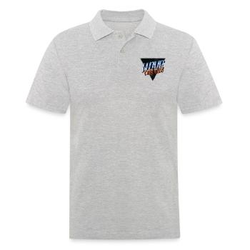 funny quote animal defense animal geek happy - Männer Poloshirt - Grau meliert - Vorne - Kai (181cm)