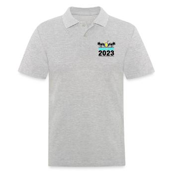 Thailand 2023 - Men's Polo Shirt - heather grey - Front - Kai (181cm)