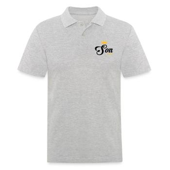 Fils / Fille / Petit-Fils / Petite-Fille - Polo Homme - gris chiné - Devant - Kai (181cm)