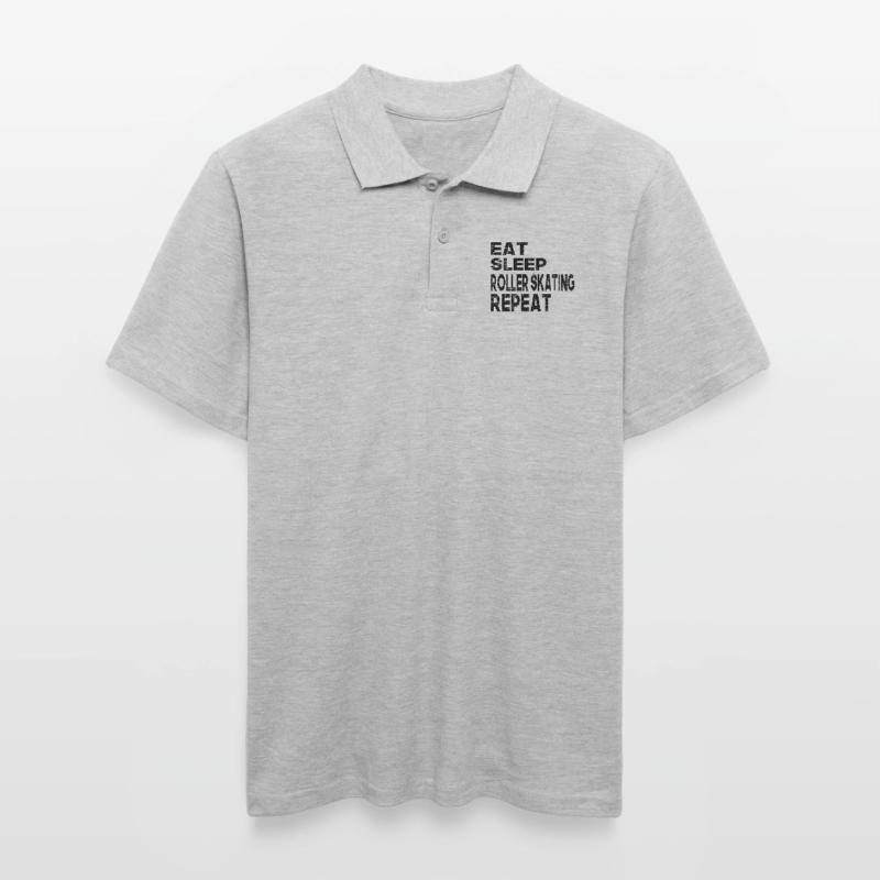 Manger dormir Roller Roller Roller Répéter Polo Homme