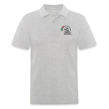 years 40 years anniversary meter - Men's Polo Shirt - heather grey - Front - Kai (181cm)