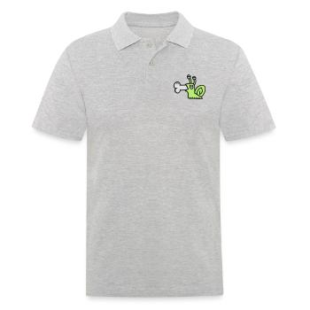 Carnivore ver 3 - Polo Homme - gris chiné - Devant - Kai (181cm)