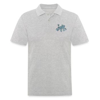 Curiosity Marsrover 2 - Männer Poloshirt - Grau meliert - Vorne - Kai (181cm)