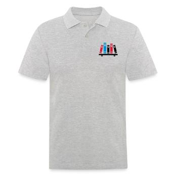 Livres - Polo Homme - gris chiné - Devant - Kai (181cm)