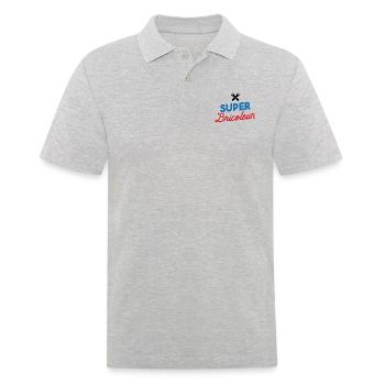 Super Bricoleur - Polo Homme - gris chiné - Devant - Kai (181cm)