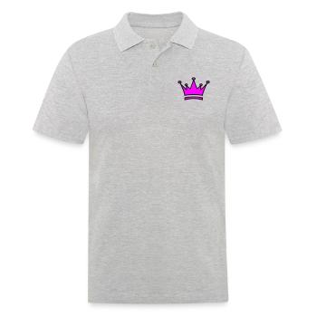 KRONE - Männer Poloshirt - Grau meliert - Vorne - Kai (181cm)