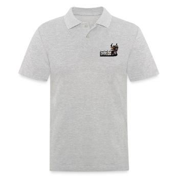 Dragon de sport de fléchettes - Polo Homme - gris chiné - Devant - Kai (181cm)