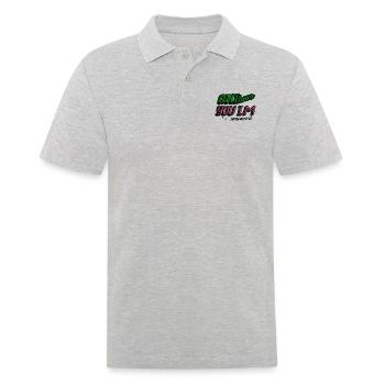 planets gift idea telescope geek - Männer Poloshirt - Grau meliert - Vorne - Kai (181cm)
