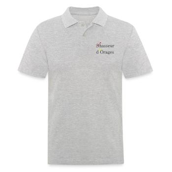 chasseur d'orages - Polo Homme - gris chiné - Devant - Kai (181cm)