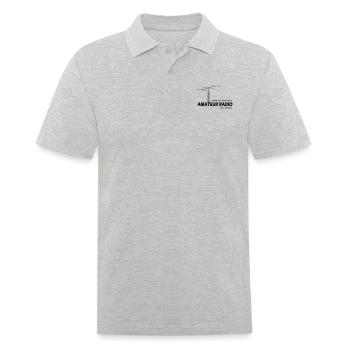 notfunk - Männer Poloshirt - Grau meliert - Vorne - Kai (181cm)