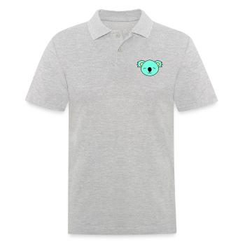 Cute Koala bear - Männer Poloshirt - Grau meliert - Vorne - Kai (181cm)