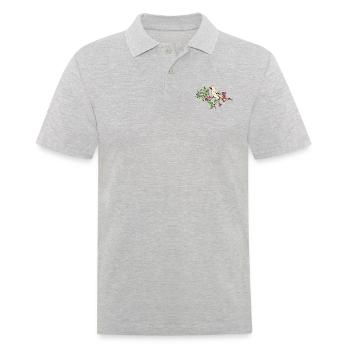 Oiseau - Polo Homme - gris chiné - Devant - Kai (181cm)