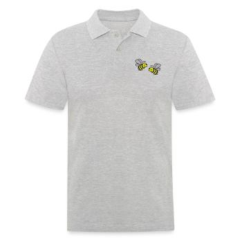 Bee Cool 2 - Men's Polo Shirt - heather grey - Front - Kai (181cm)